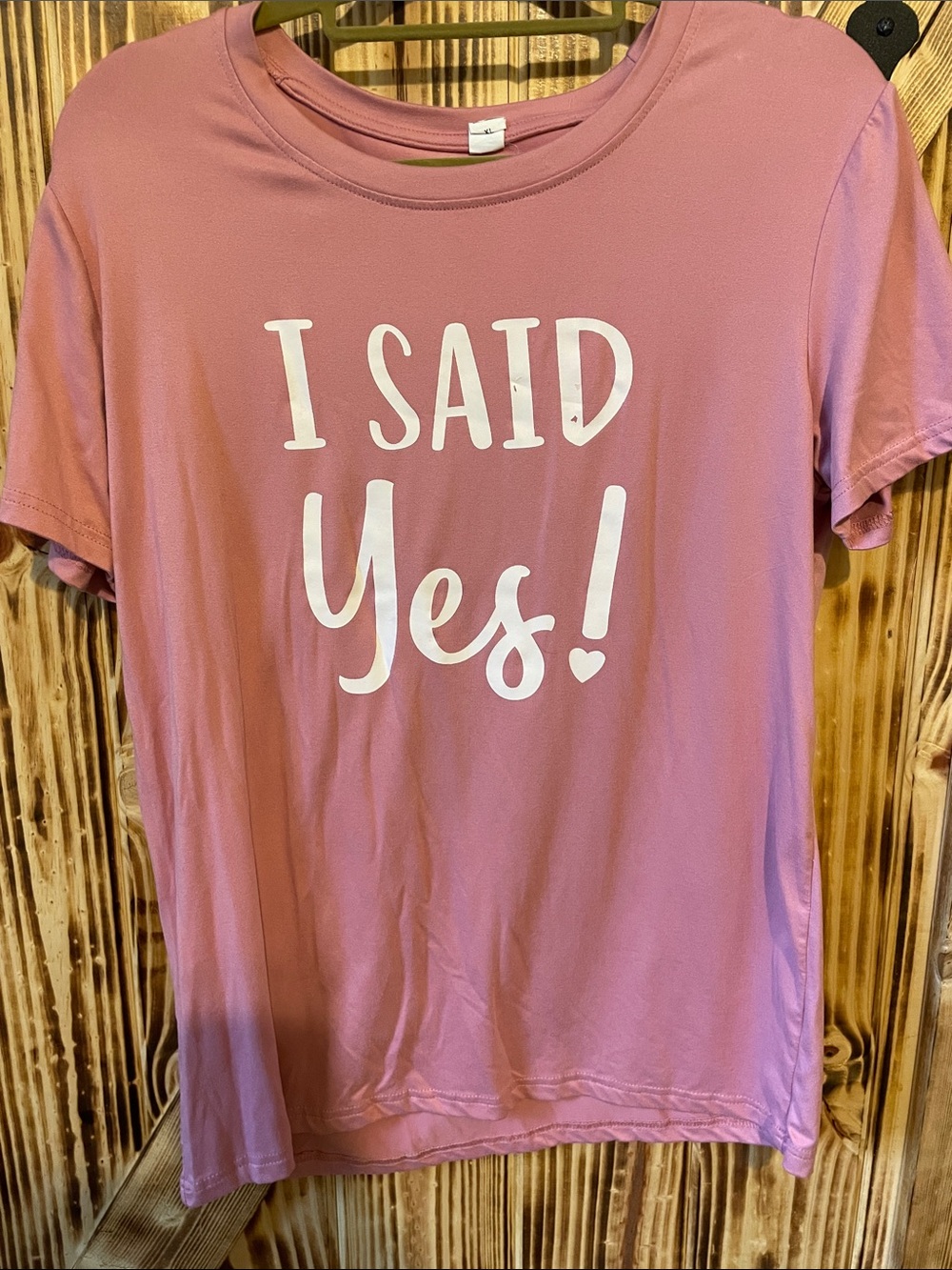 I Said Yes! Pink Women’s Graphic Tee
